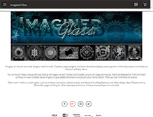 Tablet Screenshot of imaginedglass.com